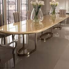 Pinuccio borgonovo contemporary oval glass dining table inspiration with grey dining chai. 15 Astounding Oval Dining Tables For Your Modern Dining Room Modern Dining Tables Big Dining Table Glass Dining Table Large Dining Table