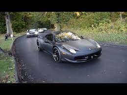 Amidst the firm's recent accomplishment of creating the world's fastest accelerating supercar, hennessey performance has also been hard at work creating a new Matte Black Hennessey Twin Turbo Ferrari 458 Sounds Startup Idle Driving Youtube