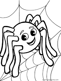 Free halloween theme for windows 7 manages to be stylish and spooky at the same time. Halloween Spider Coloring Pages Coloring Pages For Kids And Adults