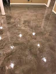 Cool Metallic Basement Floor Concrete Stained Floors Basement Flooring Painting Basement Floors