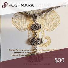 Annika Witt Necklace Elephant Pendant Annika Witt Womens Jewelry Necklace