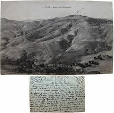 Taza Aspect Des Montagnes 1921 Cpa Maroc Maroc Poste De Police France Maroc