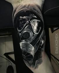Alternative lifestyles can be succinctly and decadently represented by gas mask tattoos for guys. 100 Gas Mask Tattoo Designs For Men