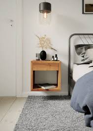 Floating Nightstand With Drawer Wooden Bedside Table Solid Oak Nightstand Organizer Floating Bedside Table Drawer In 2020 Floating Bedside Table Wooden Bedside Table Floating Nightstand