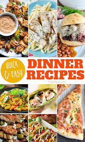 Quick Easy Dinner Recipes Easy Dinner Recipes Dinner Recipes Easy Quick Easy Dinner