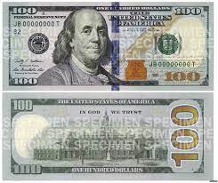 New 100 Bill Clip Art Library