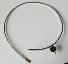 Betty Cooke Sterling Silver Wood Disc Large Necklace Vintage Modern Jewelry Modernist Jewelry Modern Jewellery Design