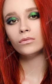 red hair beautiful portrait