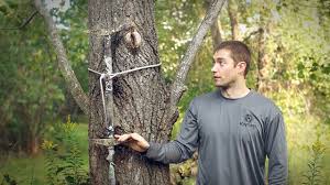 A ladder stand that comes with a seat and leader. Diy Climbing Sticks Ultralight Youtube
