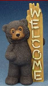 Maybe you would like to learn more about one of these? Fine Art Ceramics Art Collectibles Ceramic Bear Welcome Sign