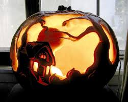 This is a great, creative idea that even kids can try. 50 Creative Pumpkin Carving Ideas Cuded