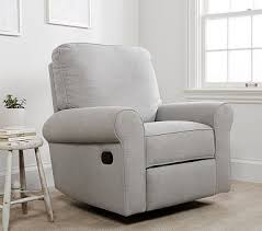 Classic Style And Supreme Comfort Are The Hallmarks Of This Reclining Chair The Gentle Rhythmic Movement Swivel Glider Recliner Glider Recliner Baby Recliner
