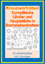 Kreuzwortratsel Europaische Lander Und Hauptstadte In Buchstabenkreisen Unterrichtsmaterial In Den Fachern Erdkunde Fachubergreifendes Kreuzwortratsel Lander Und Hauptstadte Erdkunde