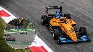 Rennauto der formel 3 von helmut polensky mit. Nachster Horror Unfall Formel 3 Pilot Peroni Ubersteht Crash In Monza Formel 1 Zieht Konsequenzen Sportbuzzer De