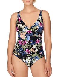 Black Bathing Suit Cover Up Walmart Time And Tru Women S Wonderland Floral One Piece Swimsuit Walmart Com Floral One Piece Swimsuit Floral One Piece One Piece Swimsuit