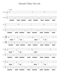 We're very excited to share our music with you. Zelda Gerudo Valley Ukulele Chords
