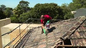 Metal roofs are relatively easy to clean because they are generally a flatter and smoother surface. How To Clean Roof Tiles Diy At Bunnings Youtube