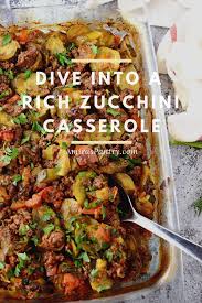 Zucchini Casserole With Dill And Ground Beef Recipe Zucchini Ground Beef Recipe Zucchini Casserole Ground Beef Casserole