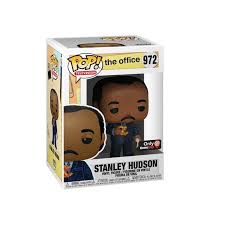 Pop Tv The Office Stanley Hudson With Pretzel Only At Gamestop Gamestop In 2020 The Office Vinyl Figures Toy Collection