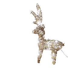 Many of these products are run by batteries or electricity, with most of them having the flexibility of being plugged in anywhere there is a power outlet. Large Light Up 60cm 2ft Pre Lit Rustic Brown Reindeer Figure Ornament Uk Gardens Co Uk
