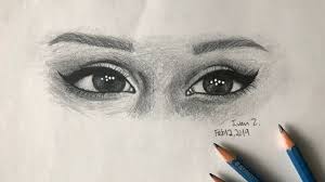 Ariana grande had a pda moment with boyfriend dalton gomez _ ariana fans gushing _ celebrities cartooning4kids. How To Draw Ariana Grande S Eyes Realistic Graphite Pencil Tutorial Youtube