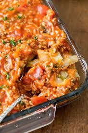 Unstuffed Cabbage Casserole A Food Drink Post From The Blog Spend With Pennies Written By Holly Nilsson On Cabbage Casserole Recipes Recipes Cabbage Recipes