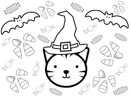 You can also use these as … Kids Halloween Coloring Pages