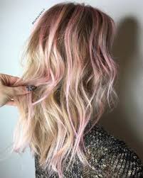 40 Ideas Of Pink Highlights For Major Inspiration In 2020 Blonde Hair With Pink Highlights Pink Hair Highlights Pink Blonde Hair