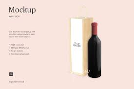 Download Gable Box Mock Up Sponsored Mock Fabulous Mock Gable Wine Box Box Mockup Wooden Wine Boxes