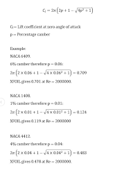 To obtain a dimensionless number for lift & drag in eq. How Do You Calculate The Lift Coefficient Of An Airfoil At Zero Angle Of Attack Aviation Stack Exchange