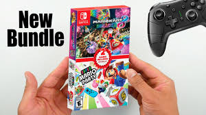 Race your friends or battle them in a revised battle mode on new and returning battle courses. Mario Kart 8 Deluxe Super Mario Party Bundle Nintendo Switch Unboxing And Review Youtube