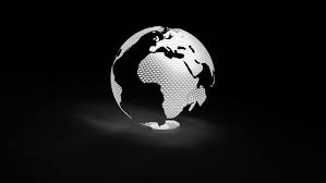 Classic planet earth with gradient style. Shutterstock
