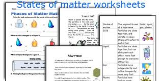 Help your students understand the different states of matter. States Of Matter Worksheets