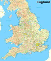 Wales, united kingdom, britain and ireland, europe. Map Of England And Wales