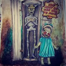 Another goregeous coloring book buy on book depository|buy from bol in the netherlands by alan robert published by idw publishing on september 12th 2017 style: 290 Beauty Of Horror Coloring Book Ideas Horror Coloring Books Coloring Pages