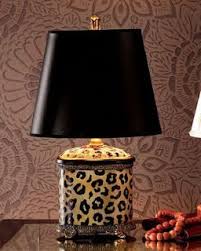 Horchow 1 Solid Cheetah Table Lamp 2 Safari Bath Towels 3 Ambella Cheetah Cube 4 John Richard Collection C Animal Print Decor African Decor Design