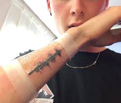 Despite being the smallest part of the body, there are still so many ways to get a finger tattoo. My Sound Wave Tattoo Waves Tattoo Sound Wave Tattoo Tattoos