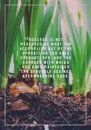 Orison Swett Marden S Quote About Accomplisement Success Success Is Not Measured By