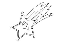 In de volksmond worden ze wel vallende sterren genoemd. Vallende Ster Tekening