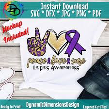Peace Love Cure Svg Lupus Svg Digital Download Lupus Awareness Svg Lupus Awareness Cure Png Peace Love Cure Svg File Lupus Digital By Dynamic Dimensions Thehungryjpeg Com