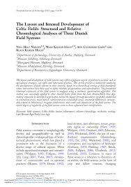 Vous êtes au bon endroit ! Pdf The Layout And Internal Development Of Celtic Fields Structural And Relative Chronological Analyses Of Three Danish Field Systems