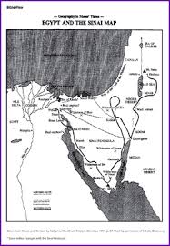 Egypt And Sinai Map Find Locations Of Events Kids Korner Biblewise