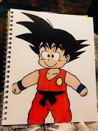 Popo sends goku to the past to do some training and the first person he meets is his own master but in his youth. A Handsome Young Goku By Me Reference In Comments Dbz