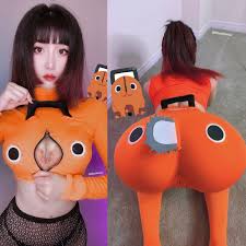 X 上的MissWarmJ：“RT @WarmJMiss: anime🐶 pochita Left or Right ? all posted  on patreon 🔗bio ☝🏻 t.coebAgTJjQEo”  X