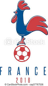 Mascotte super victor frankrijk ek voetbal 2016 kleurplaat. Fussball Europameisterschaft 2016 In Frankreich Vektor Design Vorlage Mit Hahn Canstock