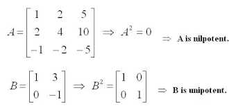 IIT JEE main Matrix Algebra Involutary Idempotent Nilpotent Rank ...