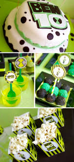 Ben 10 Alien Themed Birthday Party Kara S Party Ideas Ben 10 Birthday Party Ben 10 Birthday Ben 10 Party