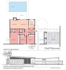 Mid century modern ranch house plans & floor plans. William Krisel S Twin Palms A Modern American Dream
