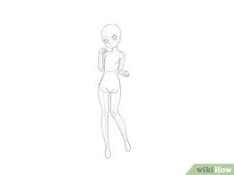 Image of anime drawing outlines at getdrawings com free for. 4 Ways To Draw An Anime Girl Wikihow