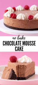 Chocolate Mousse Cake 5 Ingredients Sweetest Menu Recipe Chocolate Mousse Recipe Chocolate Mousse Cake Recipe Mousse Cake Recipe